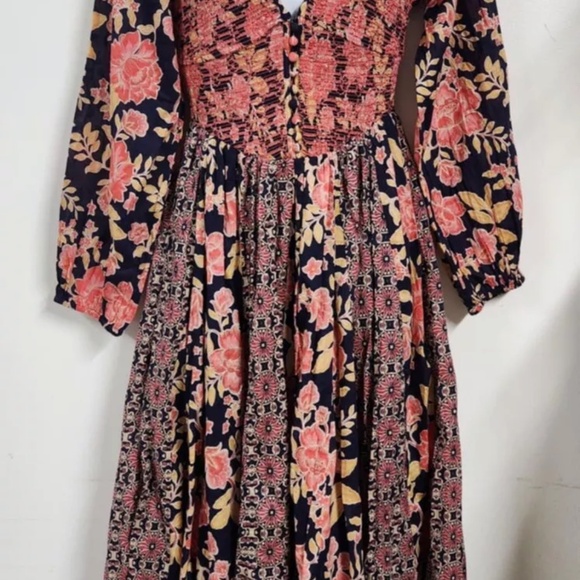 Free People A New Way Maxi Dress Size L - Picture 5 of 9